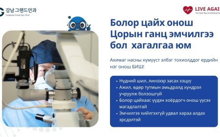 Гангнам Гранд нүдний эмнэлэг , Болор цайх 3 төрлийн шалтгаан