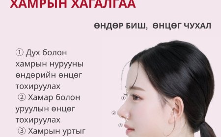 Lienjang гоо сайхны мэс заслын эмнэлэг  <<Хамрын хагалгаа>>